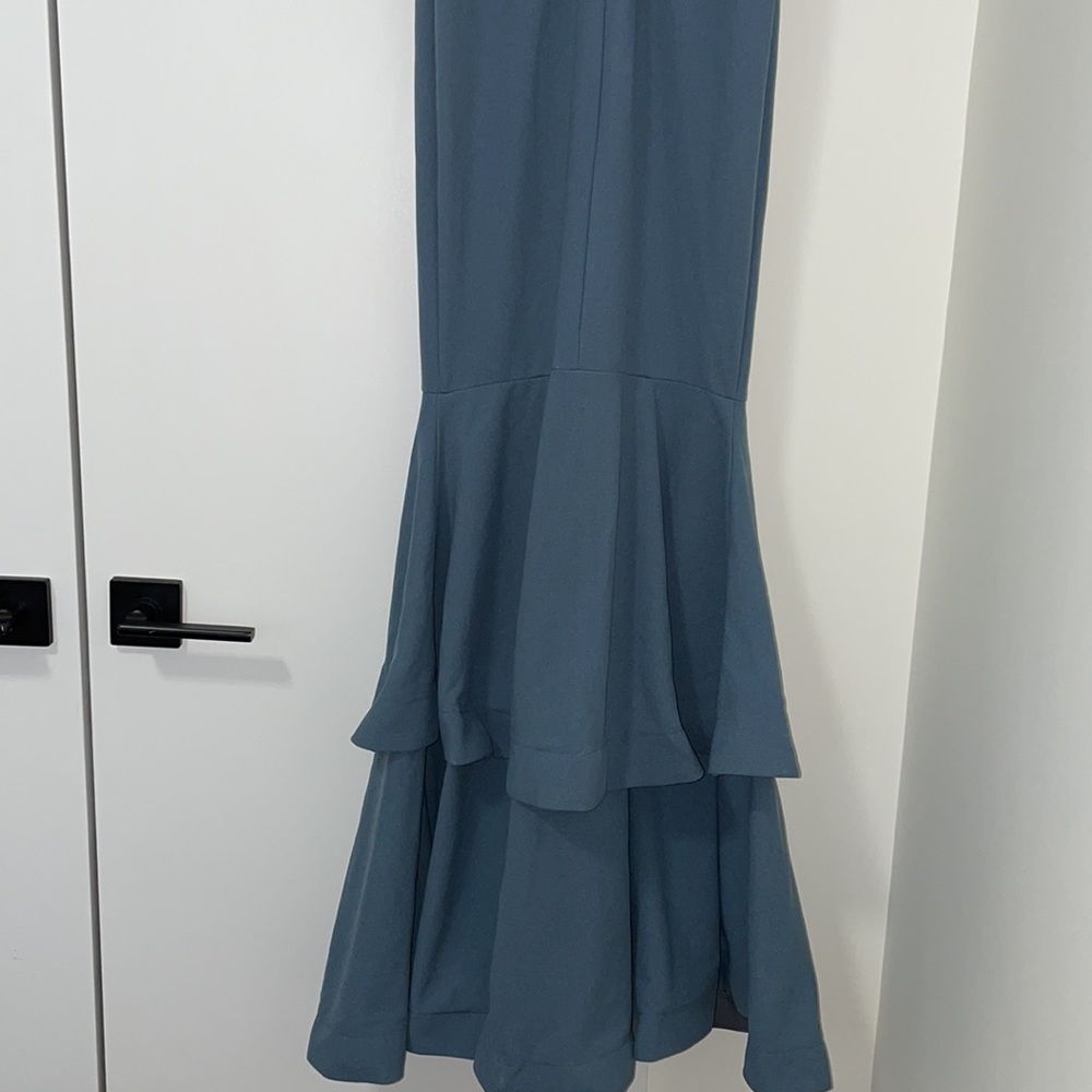 Halter Ruffle Gown - Picture 4 of 6